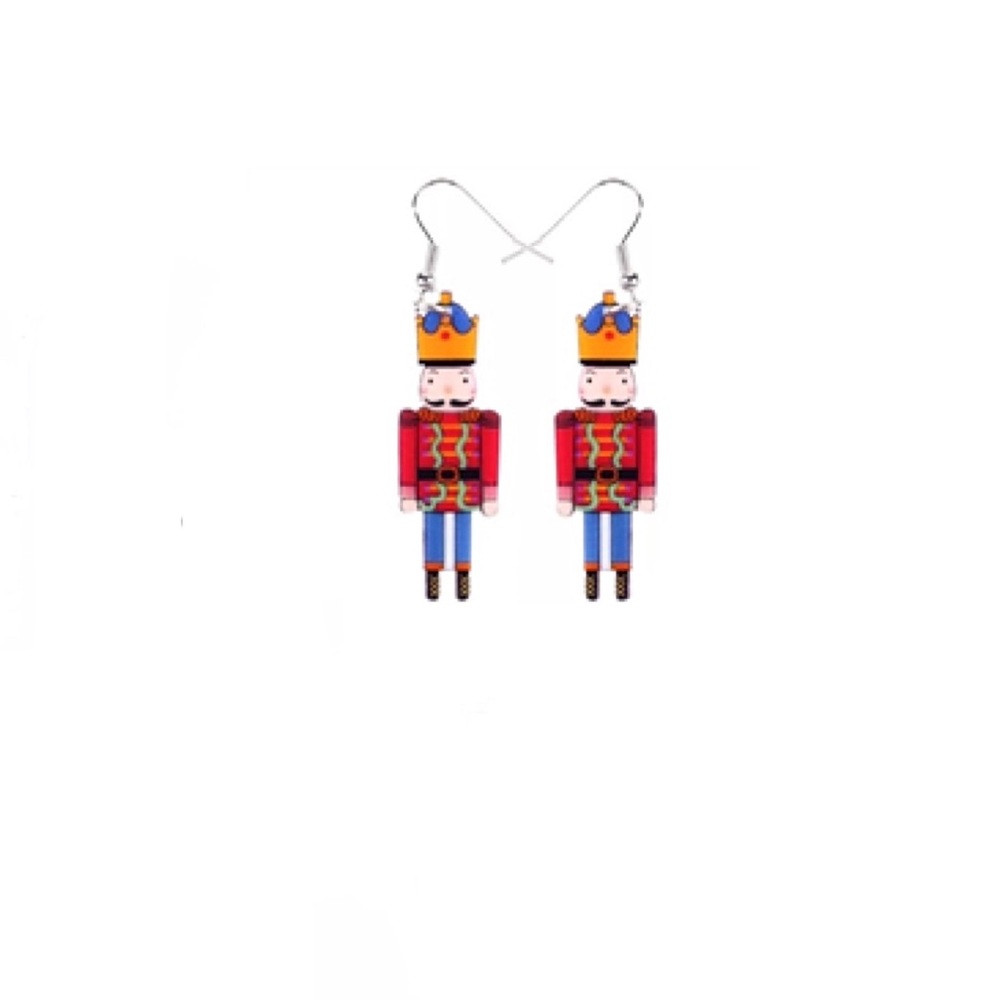 FREE SHIPPING | Double-Sided Acrylic Dangle Earrings NWT